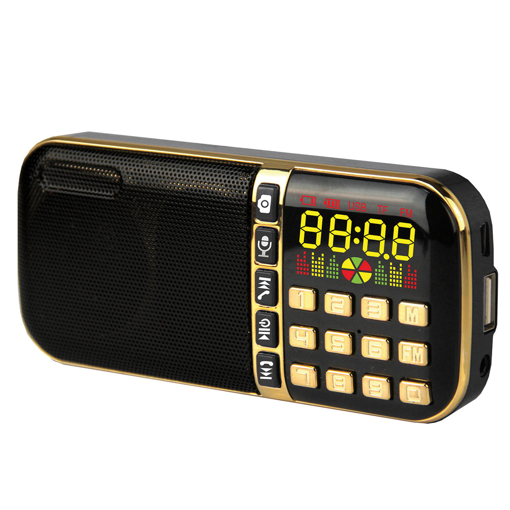 Supersonic Portable Bluetooth Speaker in Black