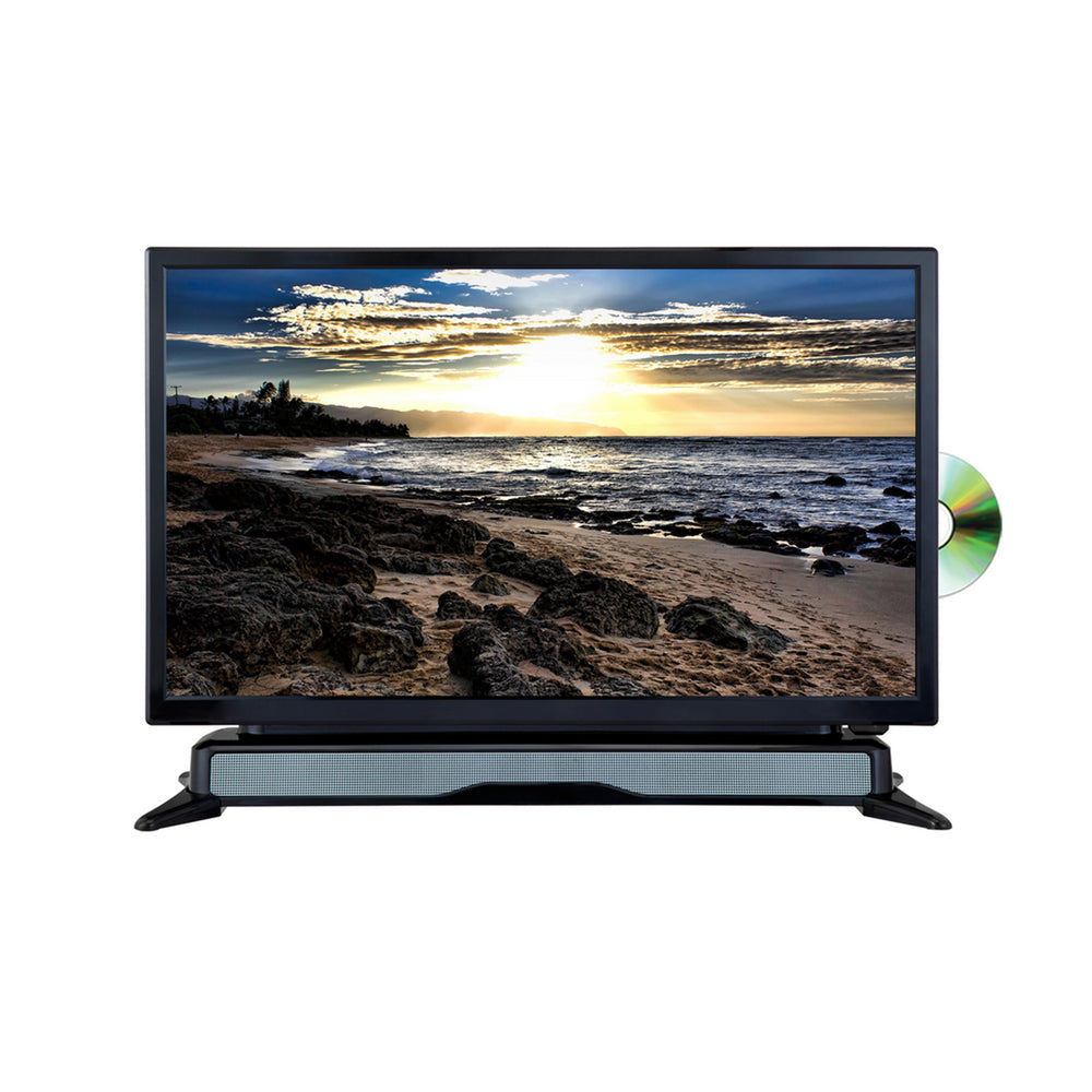 Axess 24" Widescreen HD LED TV DVD Combo with SoundBar