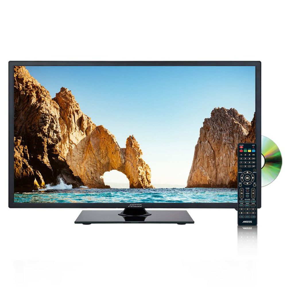 Axess 18.5 Inch High-Definition LED TV with DVD Player