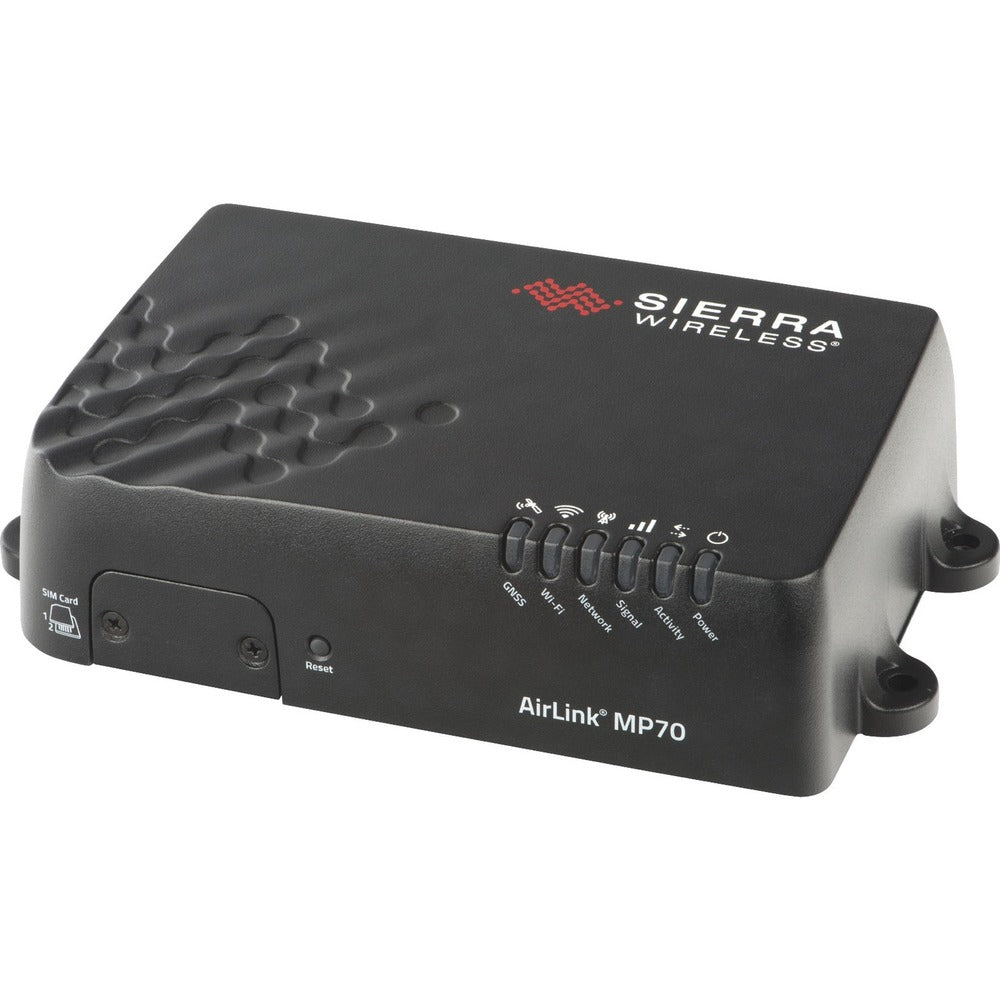 Sierra Wireless AirLink MP70 IEEE 802.11ac Cellular Wireless Router - 4G - LTE 2100, LTE 1900, LTE 1800, LTE 850, LTE 2600, LTE 900, LTE 700, LTE 800 - LTE - 2.40 GHz ISM Band - 5 GHz UNII Band - 166.40 MB/s Wireless Speed - 4 x Network Port - USB - Gigab
