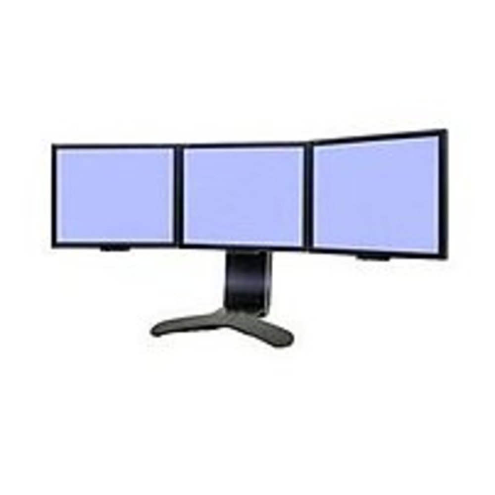 Ergotron 33-296-195 LX Triple Monitor Lift Stand - Black