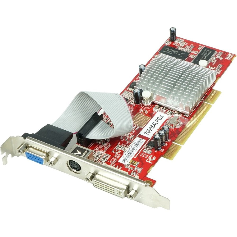 VisionTek Radeon 7000 64MB DDR PCI (DVI-I, VGA, TV Out) - 286 MHz Memory Clock - 2048 x 1536 - DirectX 7.0 - 1 x VGA - 1 x Total Number of DVI