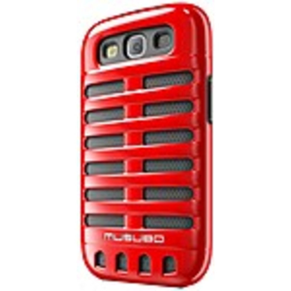 Smart IT Musubo Retro Case for Samsung Galaxy S3 - Smartphone - Red - Polycarbonate, Silicone