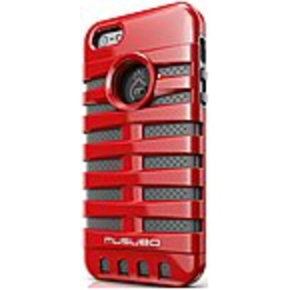 Smart IT Musubo Retro Case for iPhone 5 - For iPhone - Red - Silicone, Polycarbonate