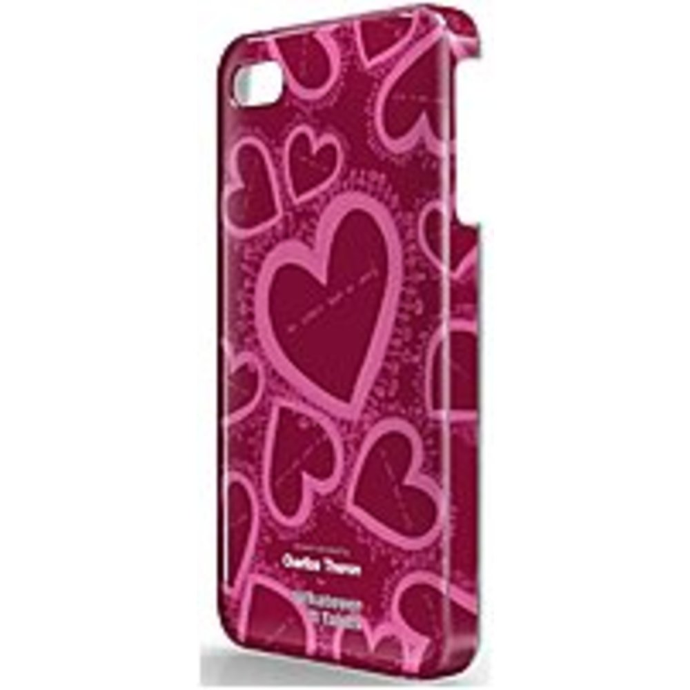 Symtek WUS-I4S-TCT03 Whatever It Takes Charlize Theron Designed Protective Case for iPhone 4, 4S - Wine