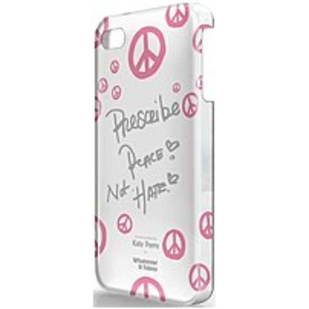 Symtek WUS-I4S-TKP03 Whatever It Takes Katy Perry Case for iPhone 4, 4S - White