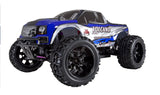 EPX 1/10 Scale Brushed Electric Motor Volcano Monster Truck Blue 4WD