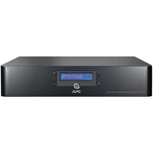 APC J25B 8-Outlet J-Type Rack-Mountable Power Conditioner with Battery Backup