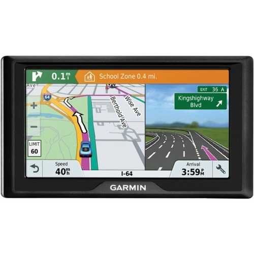Garmin 010-01679-0B Drive 61 LM 6" GPS Navigator with Driver Alerts (US Lifetime Maps)