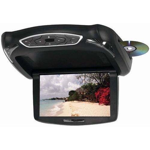 Tview 10.2" TFT LCD Flip Down Monitor DVD Headphones Remote USB/SD Interchangeable Skins