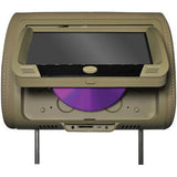Tview 9" Headrest Monitor with DVD Player Sold in Pairs Tan