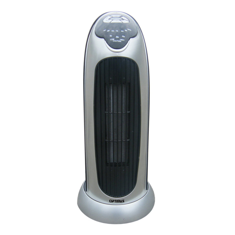 Optimus 17 in. Oscillating Tower Heater with Digital Temperature Readout