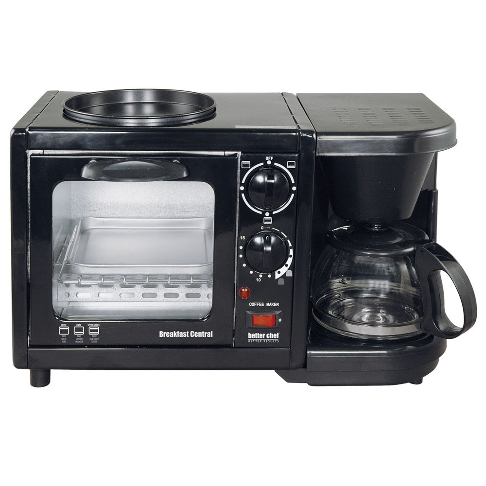 Better Chef Breakfast Central 3-in-1 Meal Maker- Black