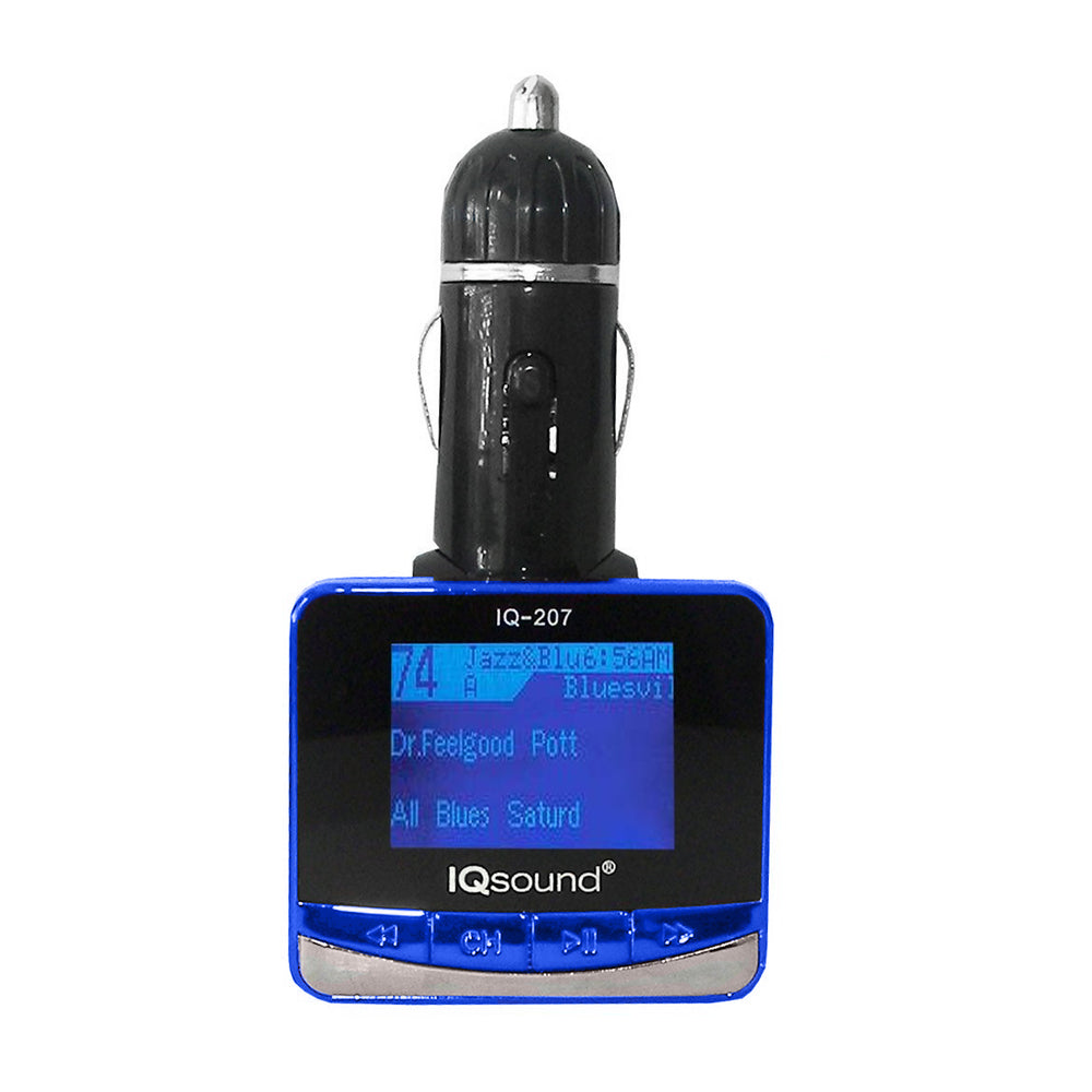 Supersonic Wireless FM Transmitter in Blue