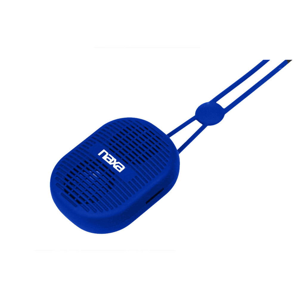 Naxa Neckband Speaker with Bluetooth- Blue