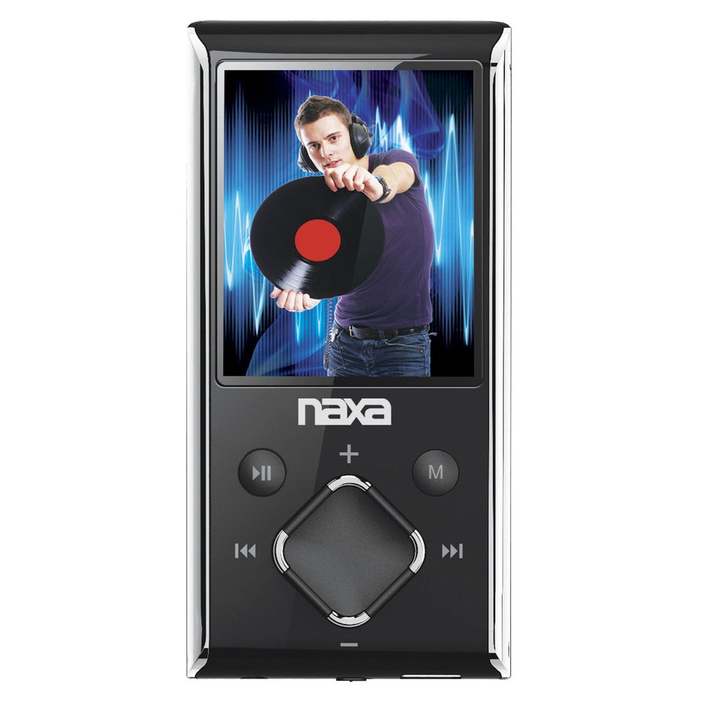 Naxa Portable 8GB Media Player with 1.8" LCD Screen- Silver