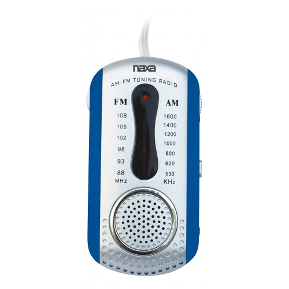 Naxa Mini Pocket AM/FM Radio with Built-In Speaker