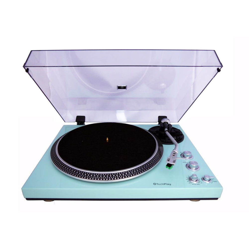 TechPlay 2 Speed Turntable with Built-in Phono Pre-amplifier