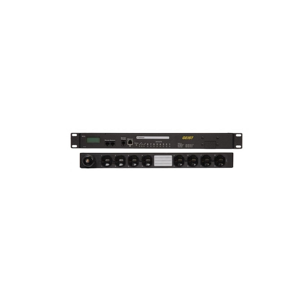 Vertiv 14741Q Geist RCURN082-101D15ST5-OD 8xNEMA 5-15R 15A 120V 1U Rack PDU