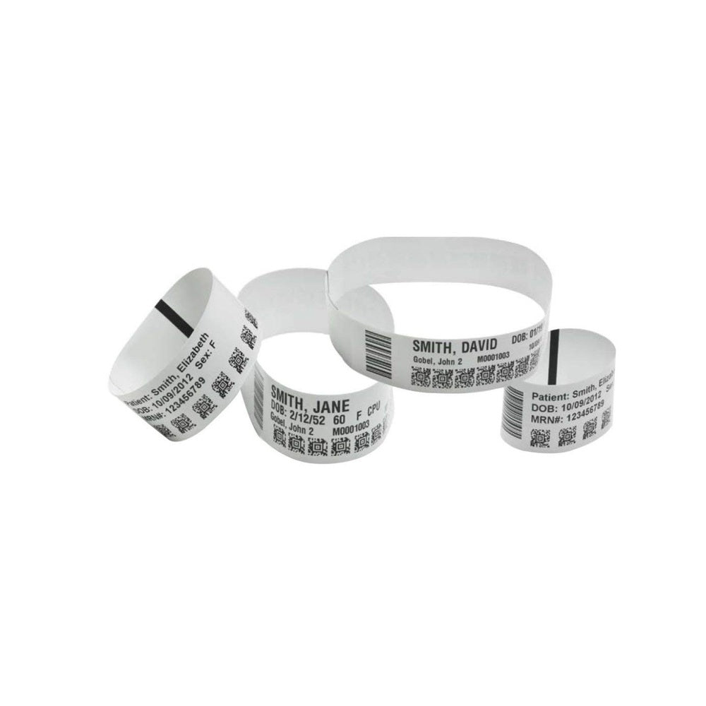 Zebra Z-Band 1x11 Ultrasoft Wristband Cartridge Kit 6-Pack 10015355K
