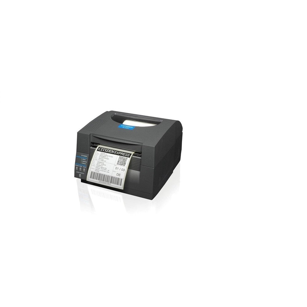 Citizen CL-S521 Direct Thermal Monochrome Printer USB Parallel Black CLS521GRY CL-S521-GRY