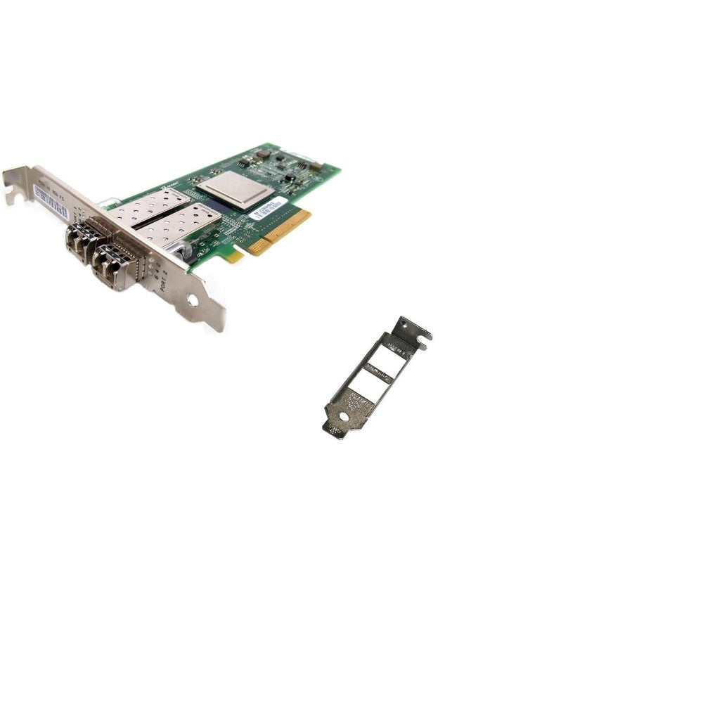 Dell QLogic 342-3548 SANblade 8GB Dual Port Fibre PCI-E QLE2562-DEL w/ Transceivers