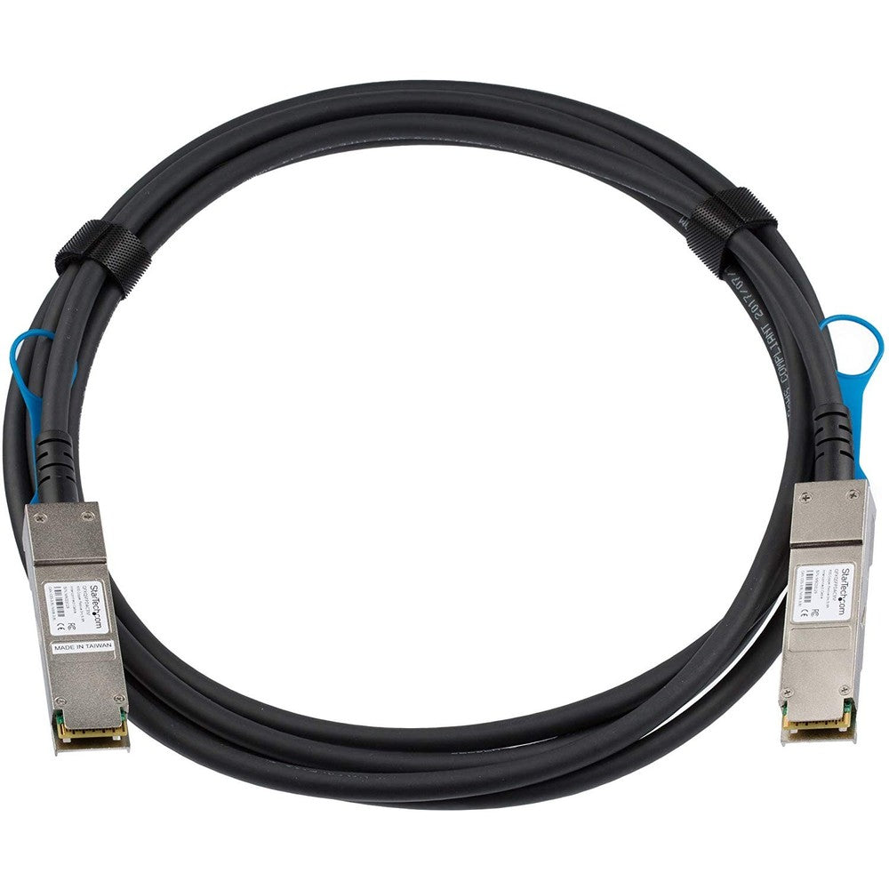 StarTech.com QFX-QSFP-DAC-3M Compatible QSFP+ Direct-Attach Twinax Cable 3m