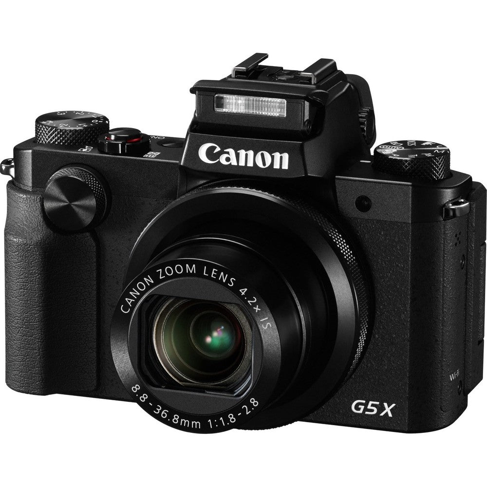Canon PowerShot G5 20.2 Megapixel Bridge Camera - Black - 3 Touchscreen LCD - 4.2x Optical Zoom - 4x Digital Zoom - Optical (IS) - 5472 x 3648 Image - 1920 x 1080 Video - HD Movie Mode - Wireless LAN