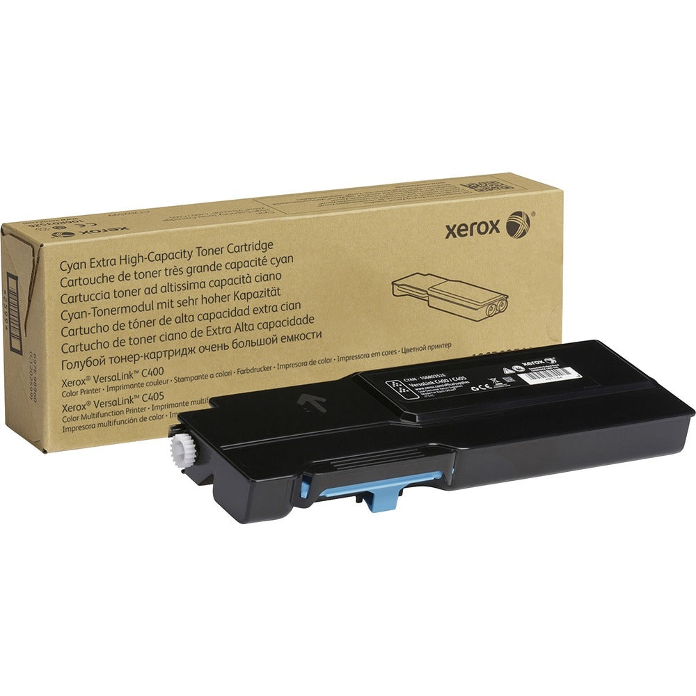 Xerox Toner Cartridge - Cyan - Laser - Extra High Yield - 8000 Pages - 1 Each