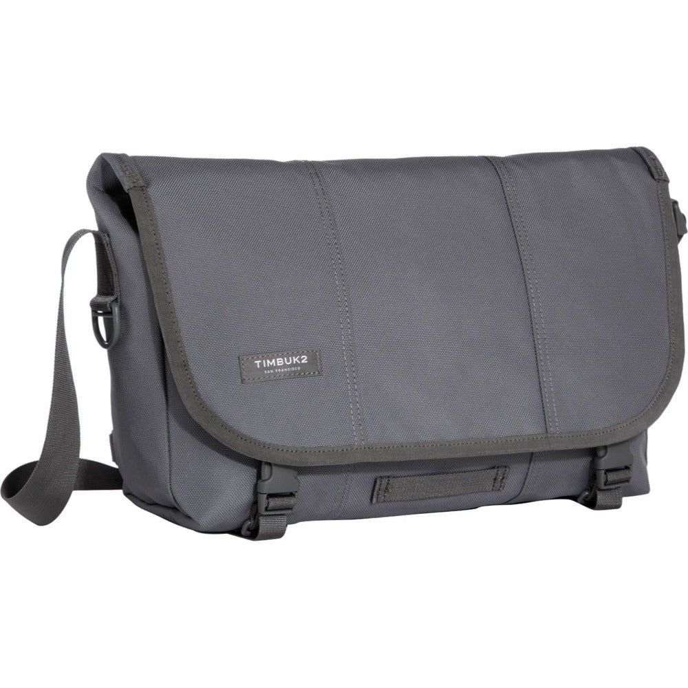 Timbuk2 Classic Carrying Case (Messenger) Bottle, File, Pen, Cell Phone, Accessories - Gunmetal - Water Proof Interior - Polyester Canvas - Handle, Shoulder Strap - 10.6 Height x 16.1 Width x 5.1 Depth