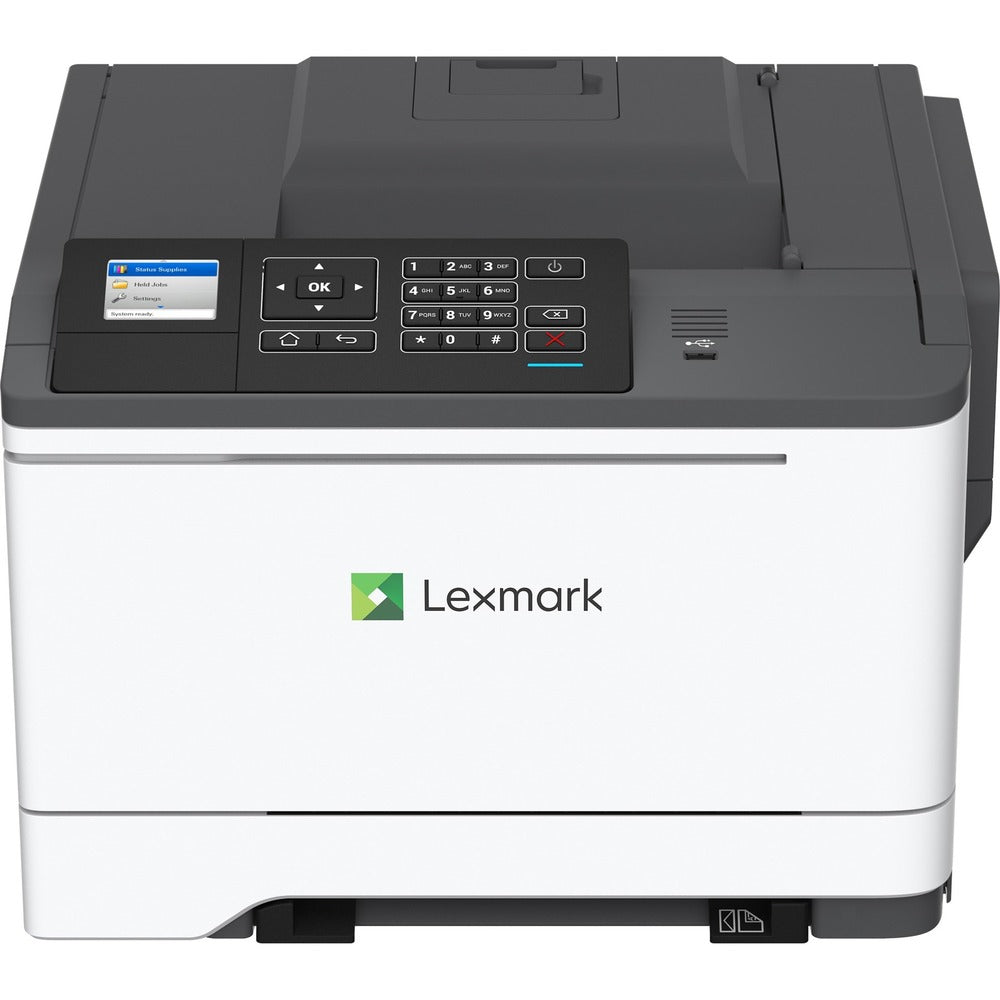 Lexmark CS521dn Laser Printer - Color - 35 ppm Mono / 35 ppm Color - 2400 x 600 dpi Print - Automatic Duplex Print - 251 Sheets Input