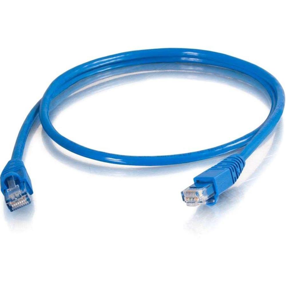 C2G-3ft Cat5e Snagless Unshielded (UTP) Network Patch Cable (TAA Compliant) - Blue - Category 5e for Network Device - RJ-45 Male - RJ-45 Male - TAA Compliant - 3ft - Blue