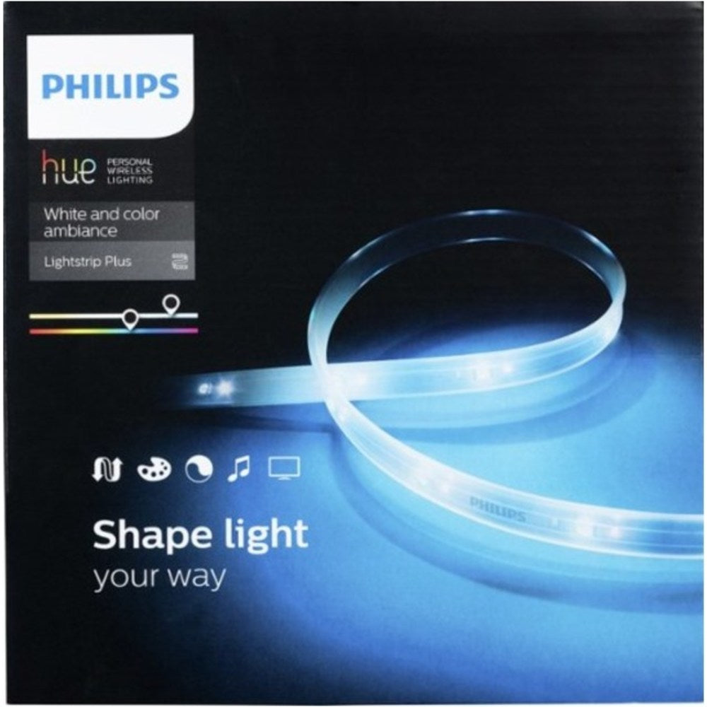 Philips 800276 2 Generation Dimmable Hue Lightstrip Plus - LED - 16 Million Colors
