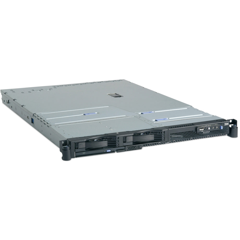 IBM eServer xSeries 336 Rack Server - 1 x Xeon - 512 MB RAM HDD SSD - Ultra320 SCSI Controller - 2 Processor Support - 16 GB RAM Support - 1, 1E RAID Levels - ATI Radeon 7000-M 16 MB Graphic Card - Gigabit Ethernet - 585 W