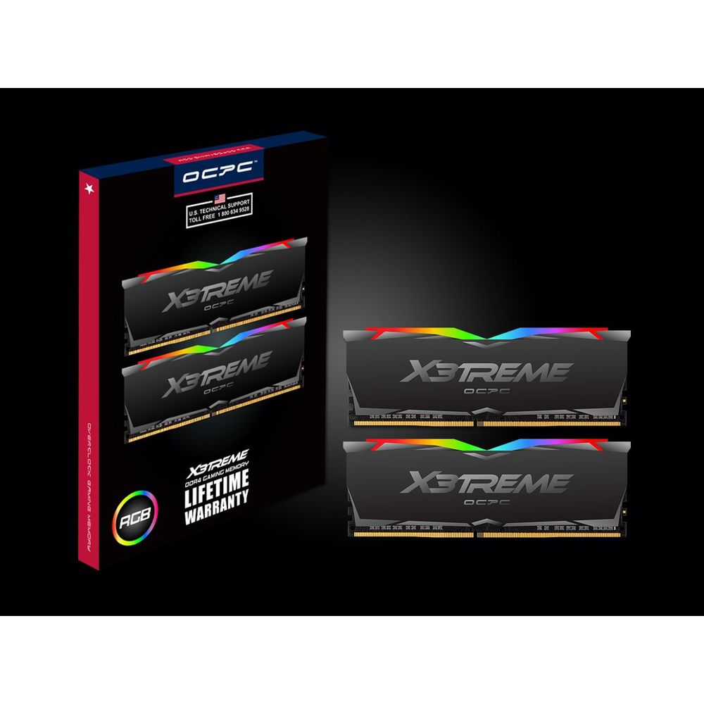 VisionTek 901259 OCPC X3TREME RGB 16 GB DDR4 Memory Module Kit for Desktop - 2666 MHz - 1.20 V - 288-Pin