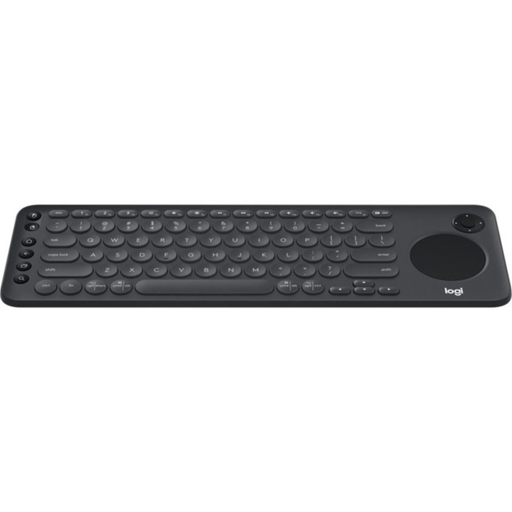 Logitech K600 TV Keyboard - Wireless Connectivity - Bluetooth - USB InterfaceTouchPad, D-pad - Windows, Mac OS, WebOS, Android, iOS, Chrome OS, Linux, PC - Graphite Black