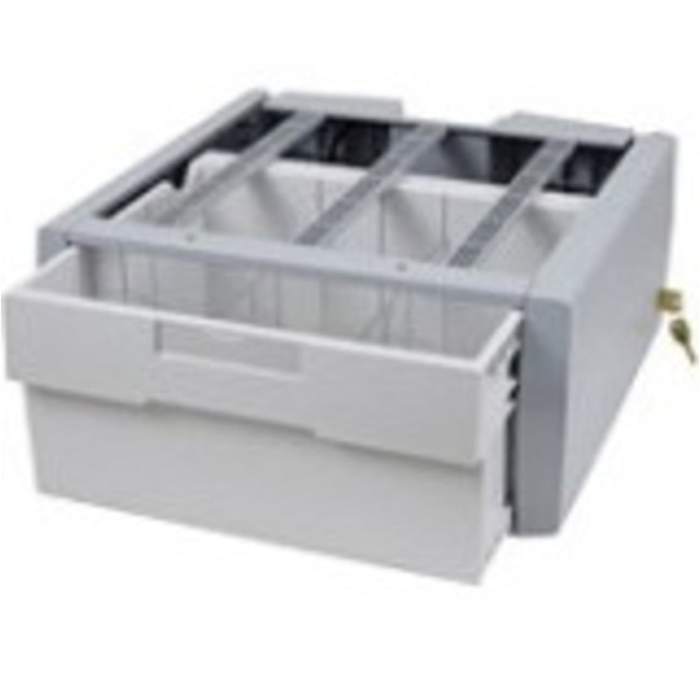 Ergotron SV Supplemental Storage Drawer, Single Tall - 2.20 lb Weight Capacity - 18 Length x 17 Width x 9.5 Height - Gray, White