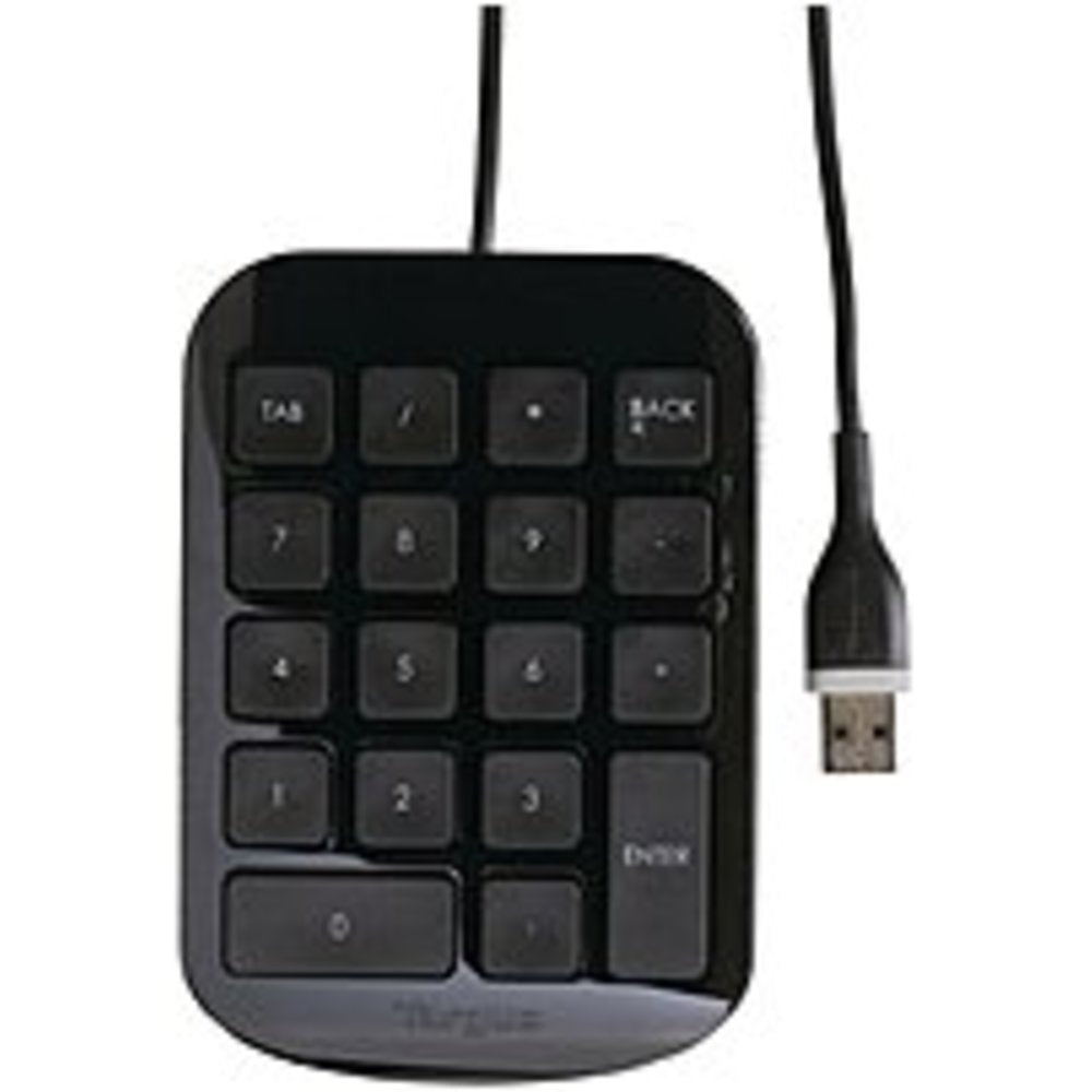 Targus AKP10US Wired USB Numeric Keypad - Black/Gray