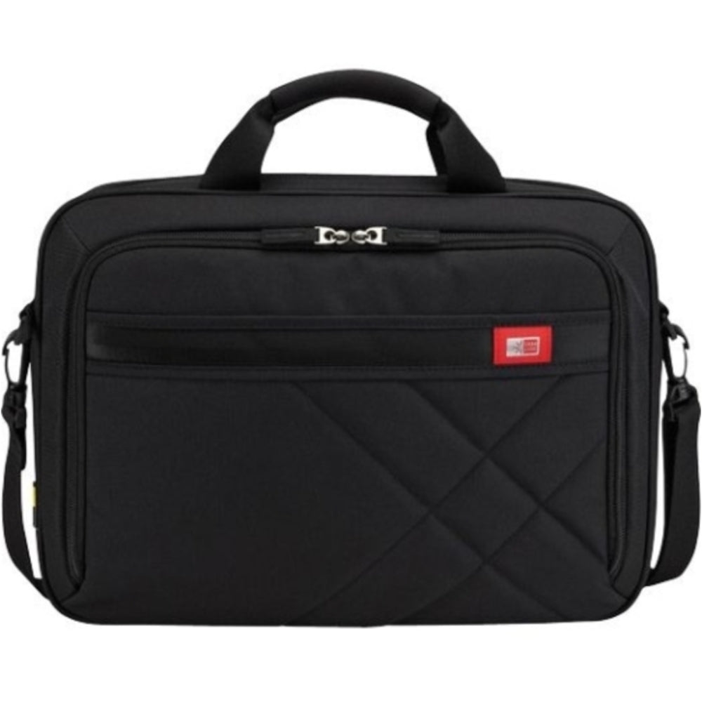 Case Logic DLC-115 Carrying Case for 10.1 to 15.6 Notebook - Black - Polyester, Nylex Interior - Handle, Shoulder Strap - 11.4 Height x 16.1 Width x 3.1 Depth