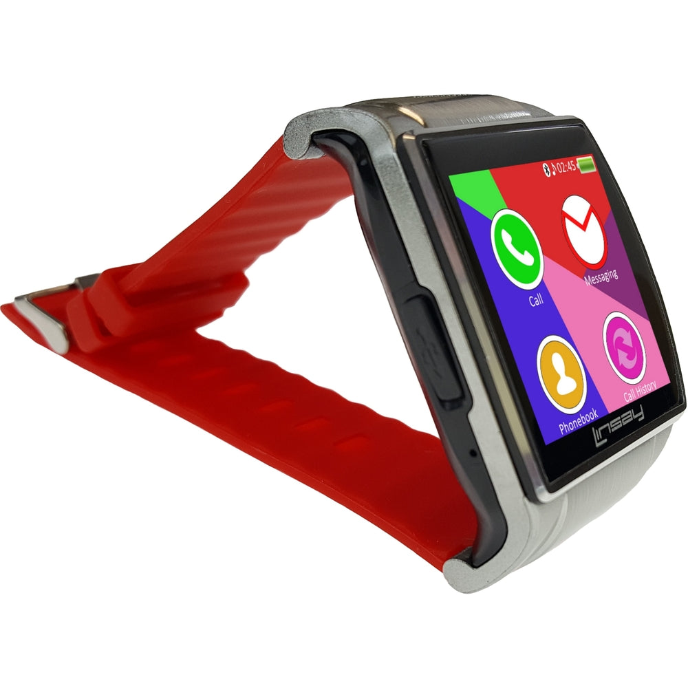 Linsay Executive EX5LR Smartwatch with Camera - Red