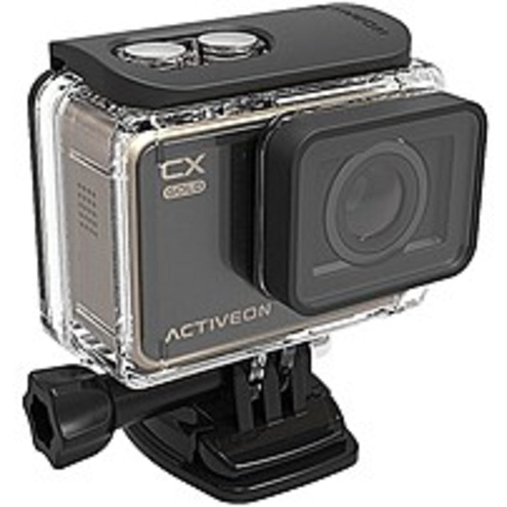 ACTIVEON GCA10W 16 Megapixel CX Gold Action Camera - 4x Digital Zoom - 2-inch LCD Touchscreen - F/2.4 Super Wide Lens - Black, Gold