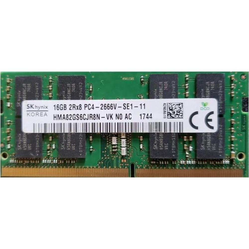 Hynix HMA82GS6CJR8NVK 16 GB DDR4 Memory Module for Laptop - 2666 MHz - 260-Pin SODIMM Memory