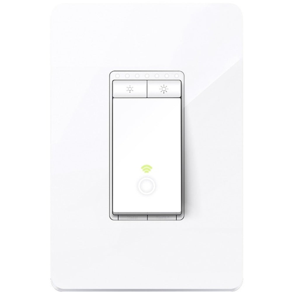TP-Link Kasa Smart Wi-Fi Light Switch, Dimmer - Tap Dimmer - Tap Switch - Light Control - Alexa Supported - 120 V AC - 300 W - White