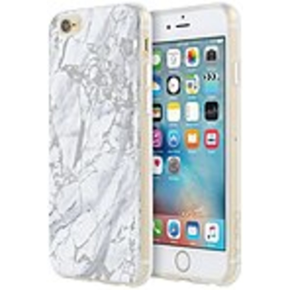 Incipio Marble Design Series for iPhone 6/6S - For Apple iPhone 6, iPhone 6s Smartphone - Marble - White - Translucent, Metallic - Wear Resistant, Scratch Resistant, Tear Resistant