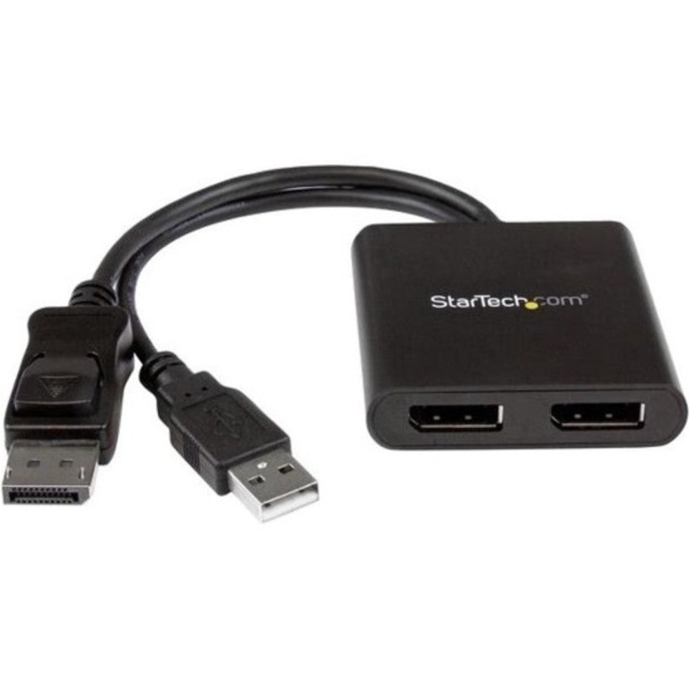 StarTech.com DisplayPort to DisplayPort Multi Monitor Splitter - 2-Port MST Hub - DP 1.2 to 2x DP MST Hub - 3840