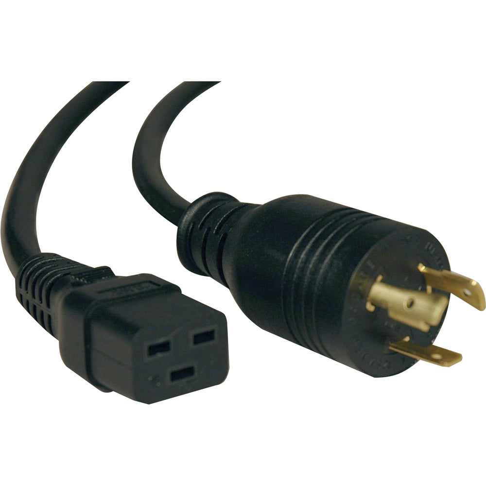 Tripp Lite P045-010 10ft Power Cord Extension Cable L5-20P to C19 for Servers Heavy Duty 20A 12AWG 10' - 20A, 12AWG (IEC-320-C19 to NEMA L5-20P) 10-ft.