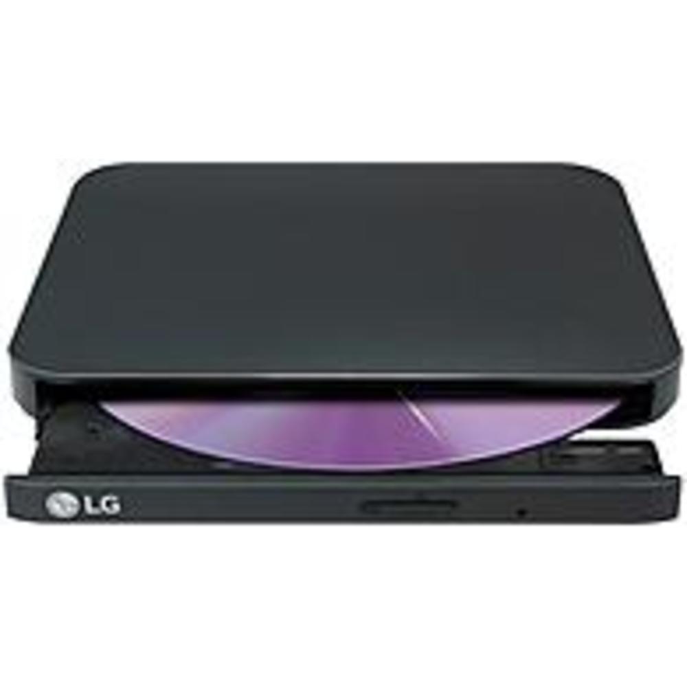 LG SP80NB80 Portable DVD-Writer - DVD-RAM/ and #177;R/ and #177;RW Support - 24x CD Read/24x CD Write/24x CD Rewrite - 8x DVD Read/8x DVD Write/8x DVD Rewrite - Double-layer Media Supported - USB - Slimline