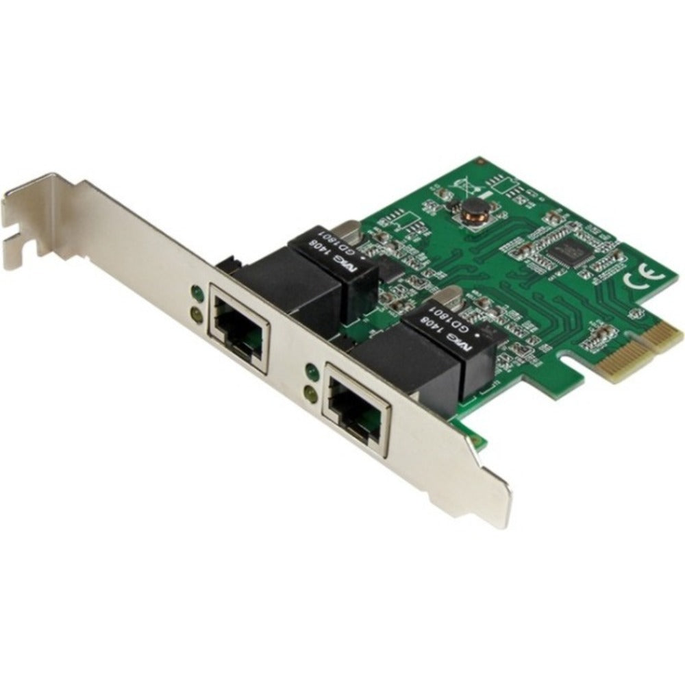 StarTech.com Dual Port Gigabit PCI Express Server Network Adapter Card - PCIe NIC - PCI Express x1 - 2 Port(s) - 2 - Twisted Pair