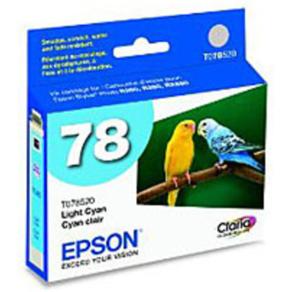 Epson T078520 78 Inkjet Print Cartridge - Light Cyan - 1 Pack
