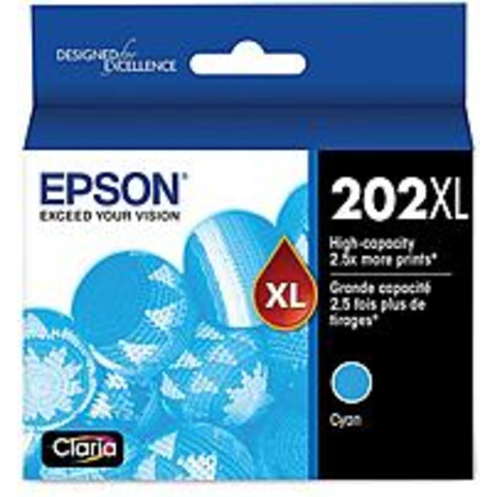 Epson T202XL220-S Claria High-Capacity Ink Cartridge - Cyan